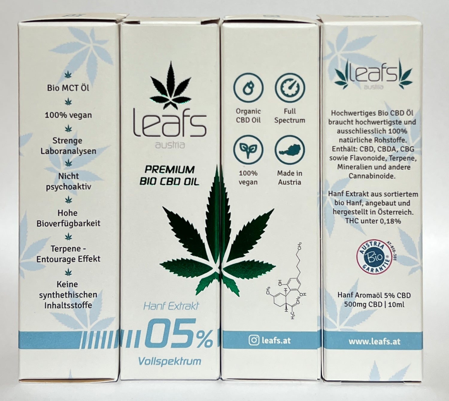 Leafs Bio CBD Öl 5% - ABD Vision Handels GmbH